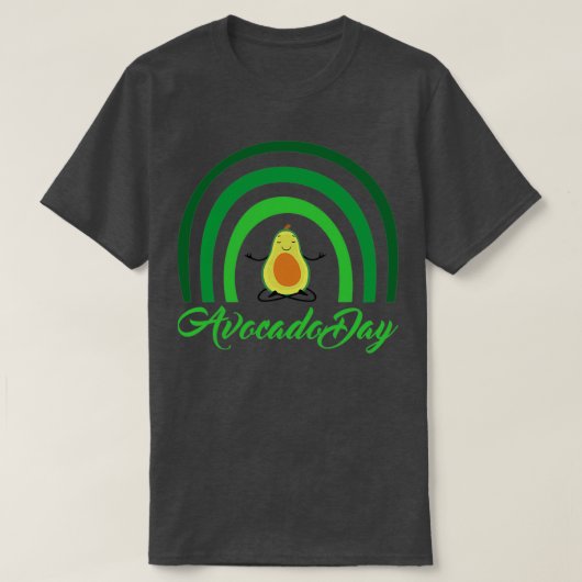アボカドの日 Tシャツ (デザイン正面)