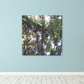 アボカドの木 キャンバスプリント (インサイチュ (ウッドフロア))