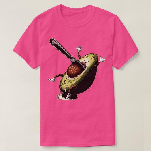 アボカドの殺害 Tシャツ (デザイン正面)