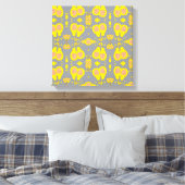 アボカドの水晶：中編タペストリー50x60 キャンバスプリント (インサイチュ (寝室))