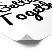 アボカドの組み合わせが良い ポスター (角)