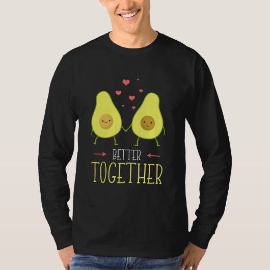 アボカドの組み合わせ Tシャツ (正面)