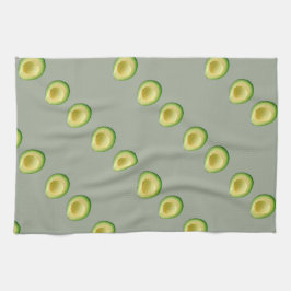 アボカドの花輪のジョンのfave キッチンタオル