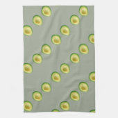 アボカドの花輪のジョンのfave キッチンタオル (縦)