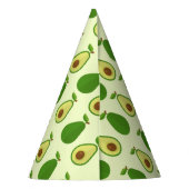 アボカドの誕生日の帽子 パーティーハット (裏面)