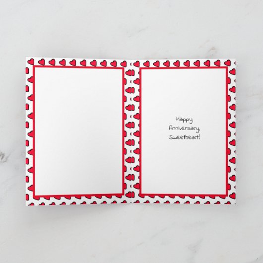 アボカドの食べ物パンクールでかわいいお誕生日カード カード (内部)