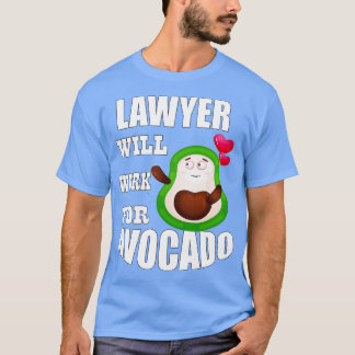 アボカドのTシャツクラシックに弁護士が就く Tシャツ