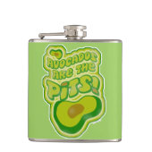 アボカドはピットです フラスク (正面)