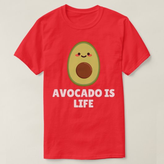 アボカドはライフ2 Tシャツ (デザイン正面)