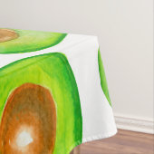 アボカドは水色をスライスする テーブルクロス (インサイチュ)