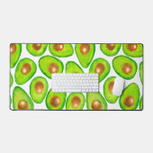 アボカドは水色をスライスする デスクマット (キーボード&マウス)