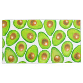 アボカドは水色をスライスする 枕カバー (正面右)