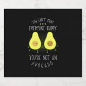 アボカドは皆を幸せにする ビールラベル (シングルラベル)