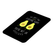 アボカドは皆を幸せにする マグネット (左側)