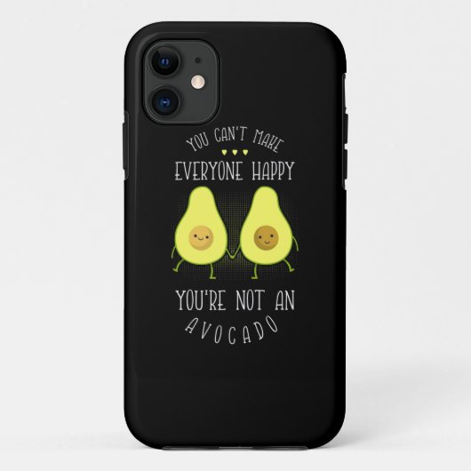 アボカドは皆を幸せにする Case-Mate iPhoneケース (裏面)