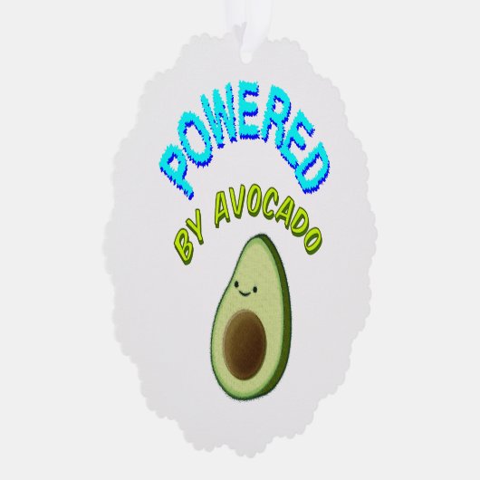 アボカドを使用 オーナメントカード (右)