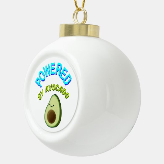 アボカドを使用 セラミックボールオーナメント (右)