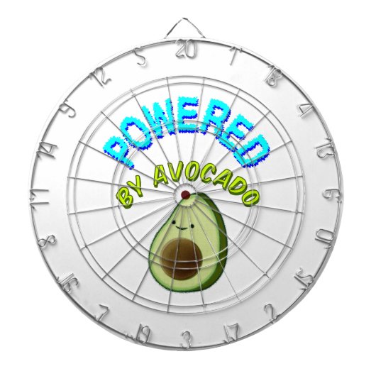 アボカドを使用 ダーツボード (正面)