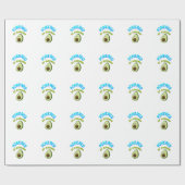 アボカドを使用 ラッピングペーパー (フラット)