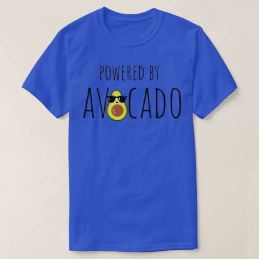アボカドを動力とするアボカドの日 Tシャツ (デザイン正面)