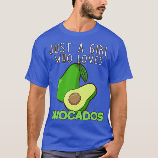 アボカドを愛する女の子2 Tシャツ