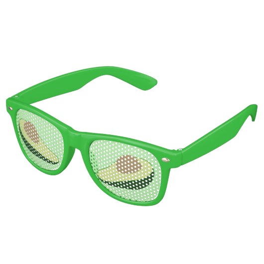 アボカドアイズおもしろいフードシェード レトロサングラス (アングル)