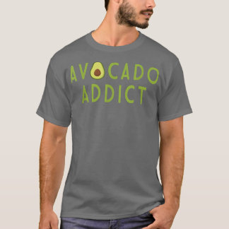 アボカドアディクトホーリーグアカモールラバーワールドビーガンVe Tシャツ