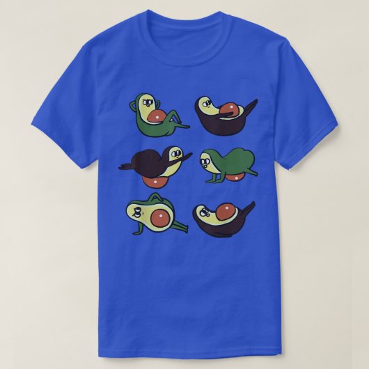 アボカドアブトレーニング Tシャツ (デザイン正面)