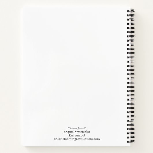 アボカドアートデザイン料理引用文レシピ手帳 ノートブック (裏面)