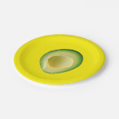 アボカドイエローフィエスタパラルイサ ペーパープレート (アングル)