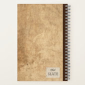 アボカドイラストレーションパーソナライズされたComp ノートブック (裏面)