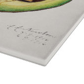 アボカドイラストレーション カッティングボード (角)