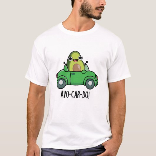アボカドゥー 面白い アボカド のダジャレ Tシャツ (正面)