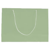 アボカドウオーターカラーイラストレーション ラージペーパーバッグ (裏面)