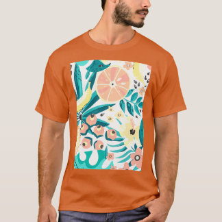 アボカドエキゾチッククラシック柄スタイルTシャツ Tシャツ