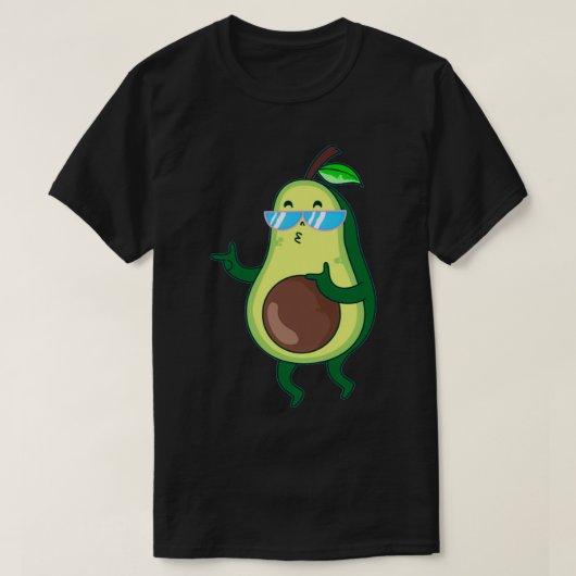 アボカドカッコいい Tシャツ (デザイン正面)