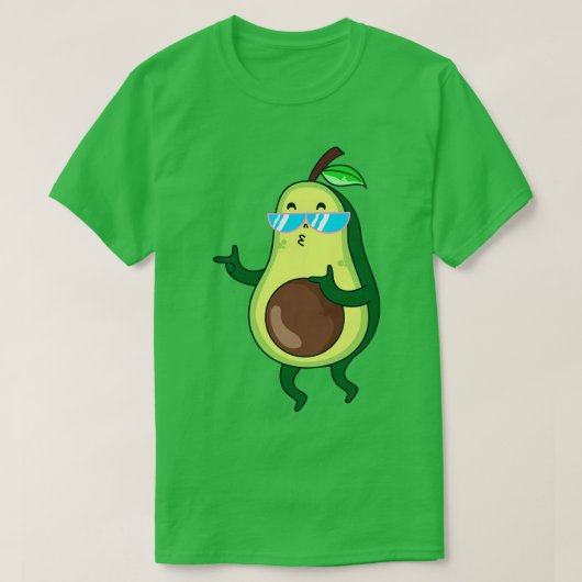 アボカドカッコいい Tシャツ (デザイン正面)