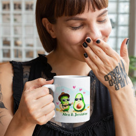 アボカドカップル コーヒーマグカップ