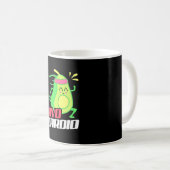 アボカドカーディオエクササイズ コーヒーマグカップ (正面右)