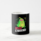 アボカドカーディオエクササイズ コーヒーマグカップ (中央)