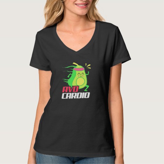 アボカドカーディオエクササイズ Tシャツ (正面)
