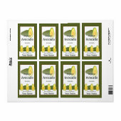 アボカドガーデナーラベル ラベル (フルシート)