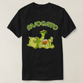 アボカドキットングリーン食べフルーツ Tシャツ (デザイン正面)