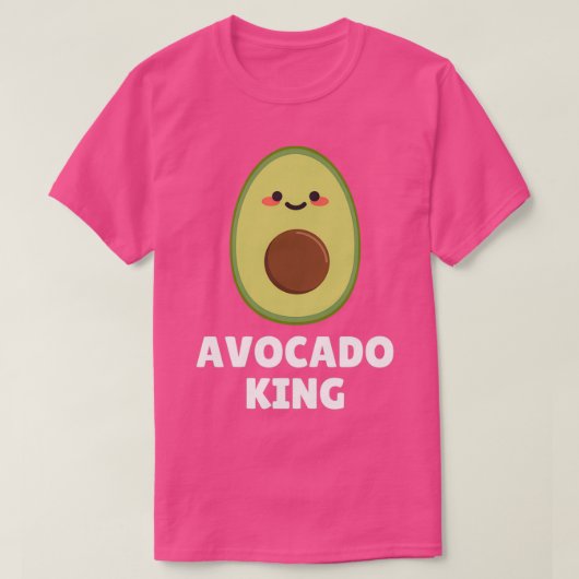 アボカドキング Tシャツ (デザイン正面)