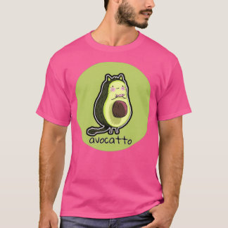 アボカドクラシック猫Tシャツ Tシャツ