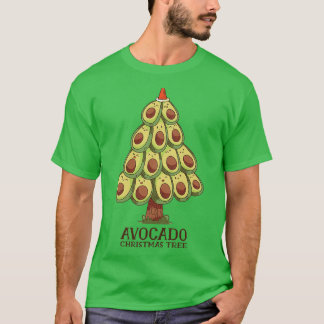 アボカドクリスマスツリークラシックのTシャツ Tシャツ