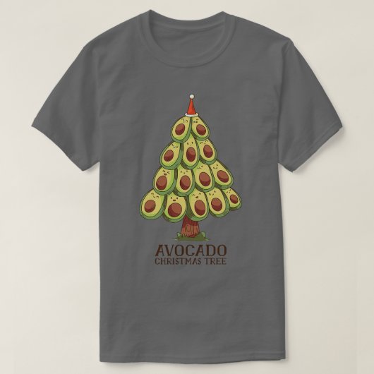 アボカドクリスマスツリー3 Tシャツ (デザイン正面)