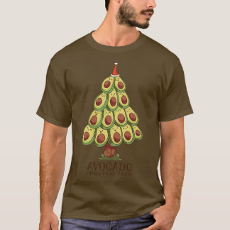 アボカドクリスマスツリー4 Tシャツ