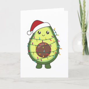 アボカドクリスマスライおもしろいトアボカド シーズンカード