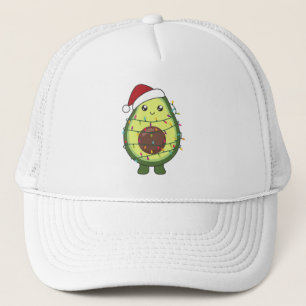 アボカドクリスマスライトアボカドおもしろいス キャップ